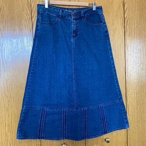 Kikit Jeans denim skirt 10 no slits